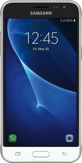  Samsung - Reacondicionado Galaxy J3 4G LTE con 16GB de memoria (desbloqueado) - Blanco