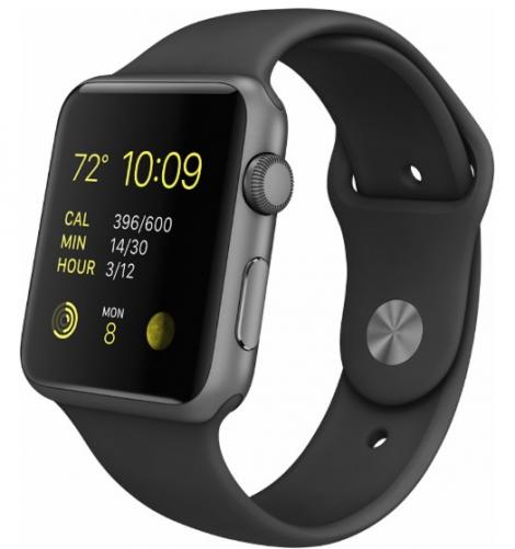 Apple-Geek Squad Certified Refurbished Apple Watch SportReloj Apple para deportes de primera generación.