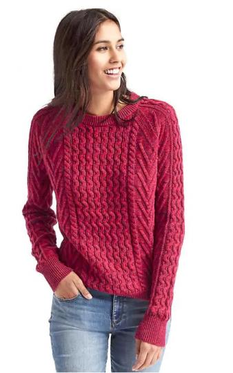 Sweter feminino na Gap.com