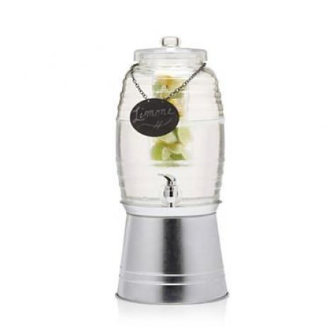 Sedona Glass Beverage Dispenser with Infusion